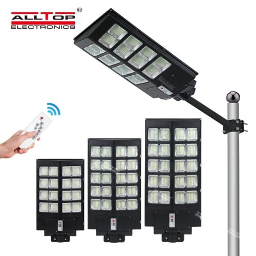 ALLTOP High Lumens Outdoor Waterproof Ip65 Abs 1500w Integrated All In One Solar Led Street Light