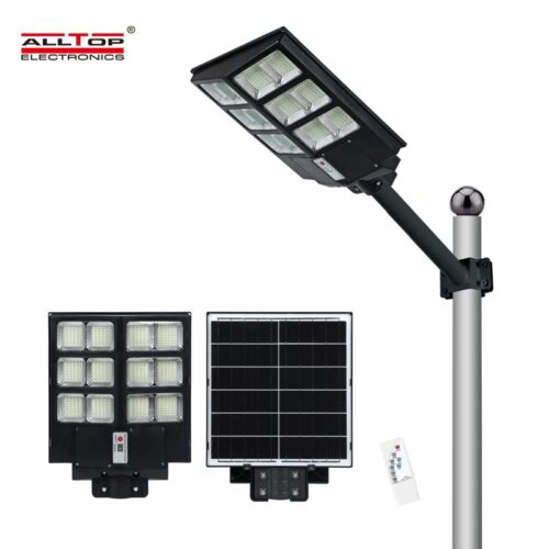 ALLTOP High Lumens Outdoor Waterproof Ip65 Abs 1000w Integrated All In One Solar Led Street Light