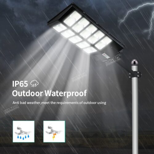 ALLTOP High Lumens Outdoor Waterproof Ip65 Abs 1000w Integrated All In One Solar Led Street Light - Image 2