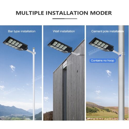 ALLTOP New design Aluminum outdoor IP65 waterproof All In One Led Solar Street Light - Image 2