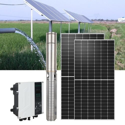 AllTop Solar Submersible Borehole Water Pump (0.7/1hp) With Two (350watts) Solar Panels - Image 3