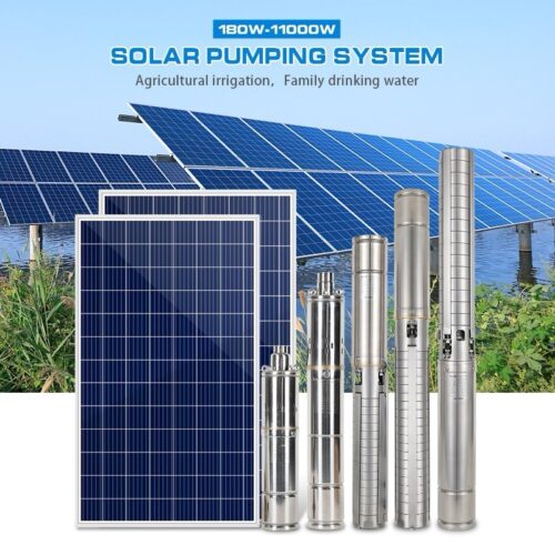 AllTop Solar Submersible Borehole Water Pump (0.7/1hp) With Two (350watts) Solar Panels - Image 6