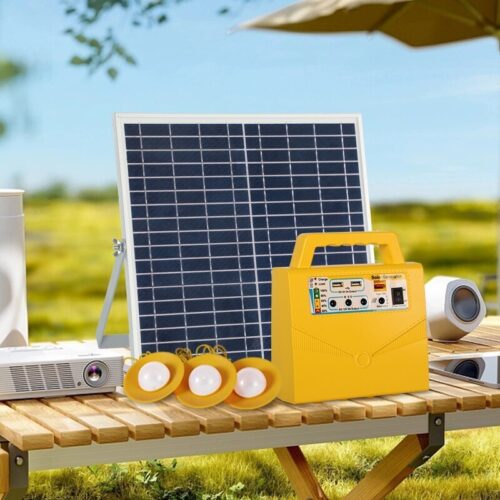 Home Portable Solar Power Bank With FM Radio Function/U disk/SD card - Image 2