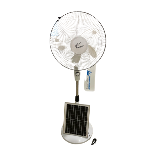 solar standing fan